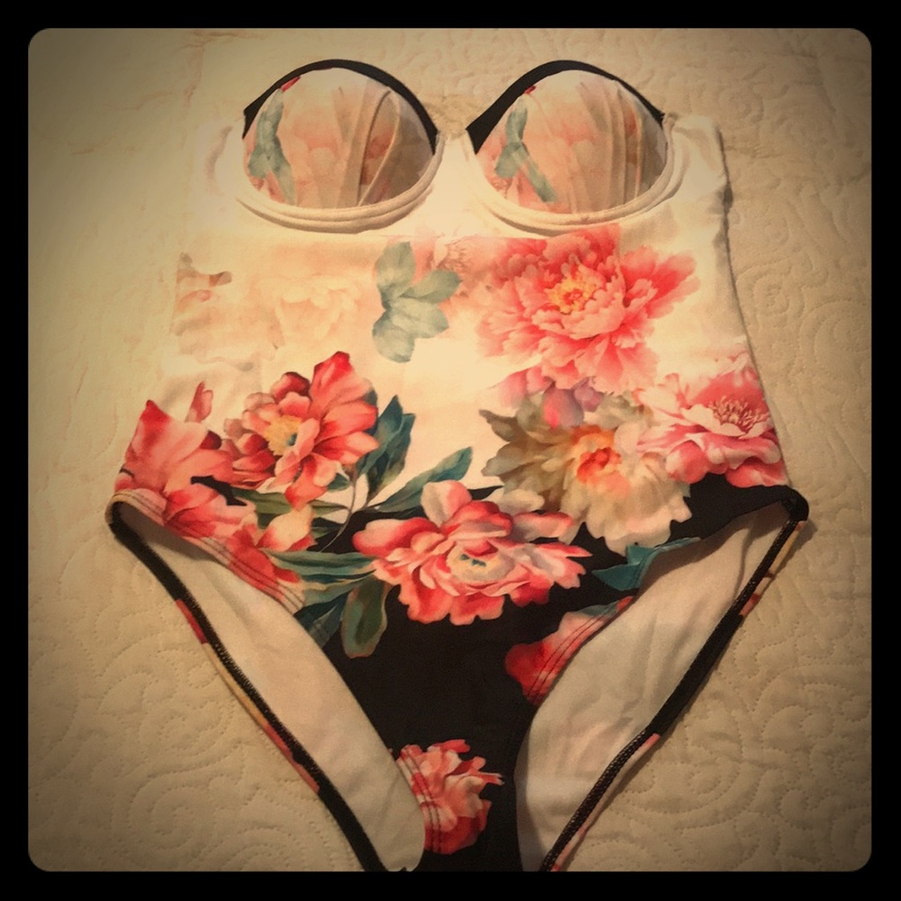 Floral swimsuit
